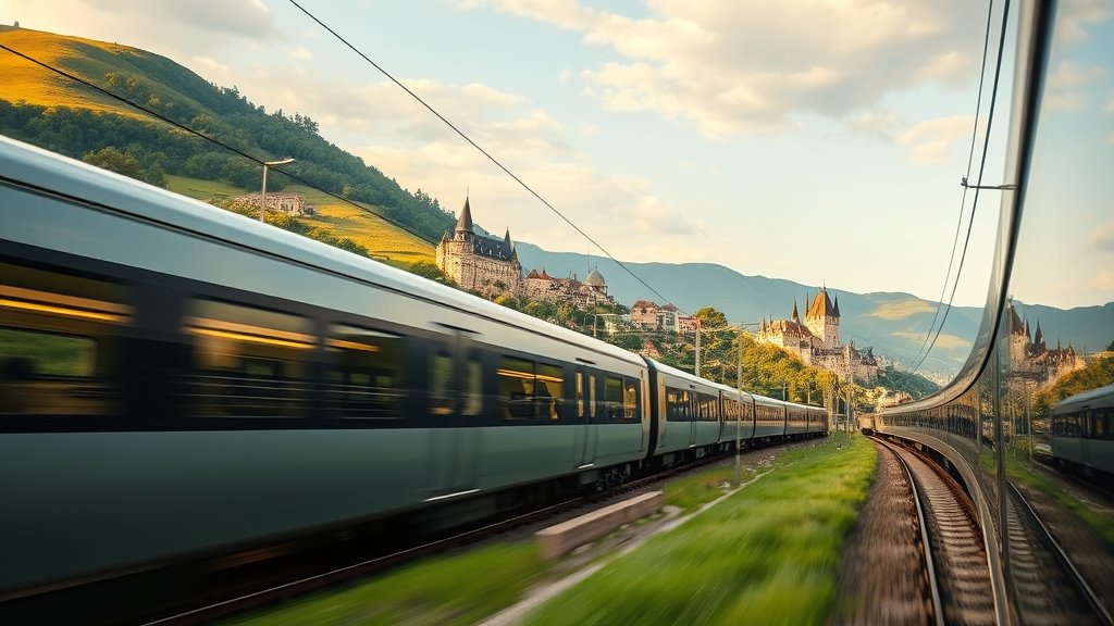 Reizen met de trein door europa: comfort en verborgen parels